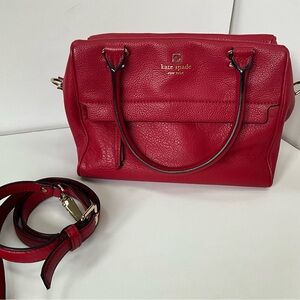 Kate Spade Red Leather Handbag